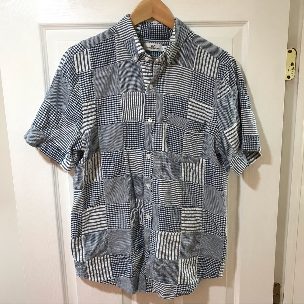 Vineyard vines patchwork short sleeve button down